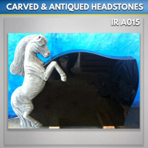 Horse Headstone Ireland for Grave